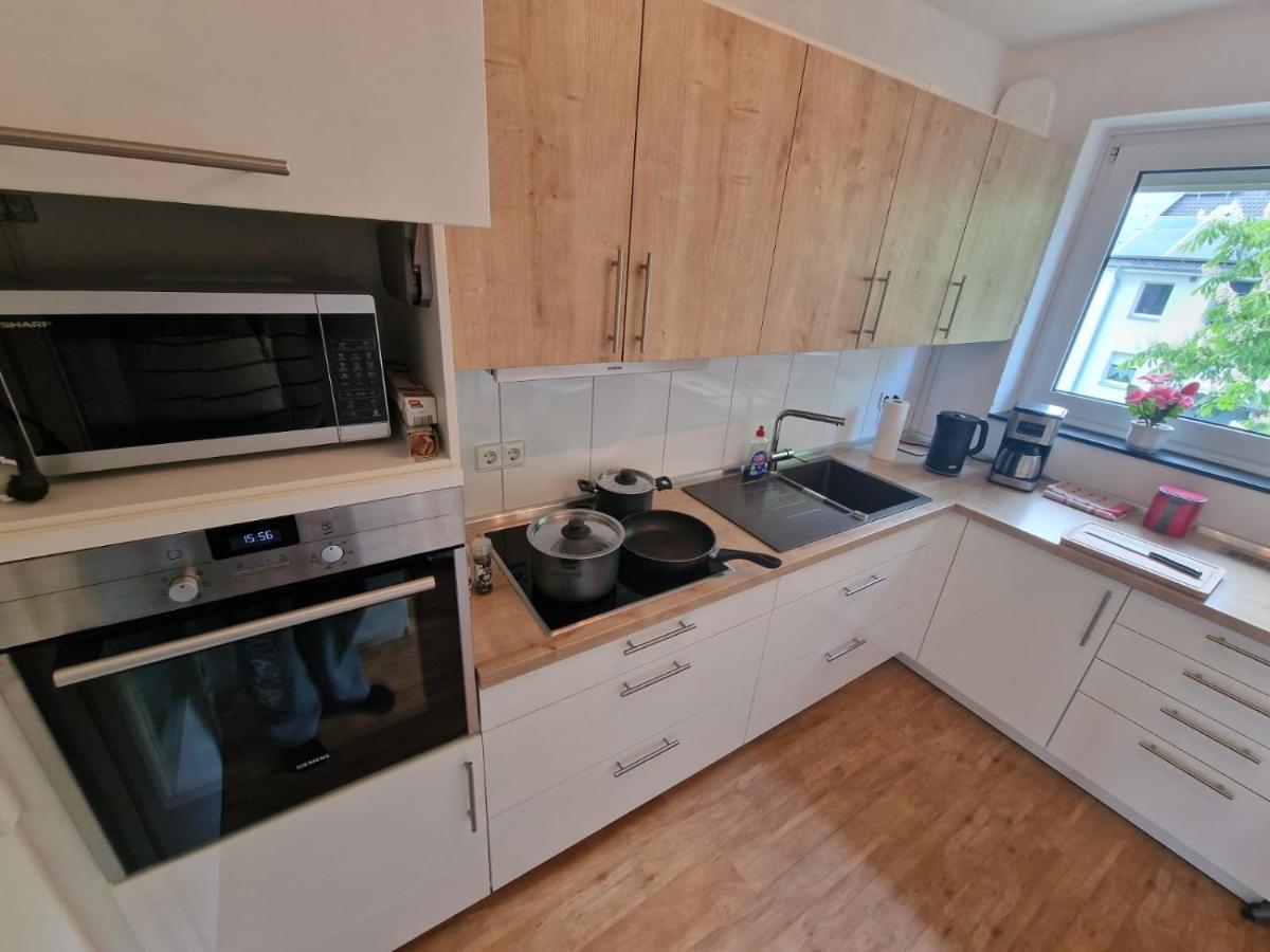Ecocube Apartment2 Meppen14, Balkon, Kueche, Waschmaschine Ngoại thất bức ảnh