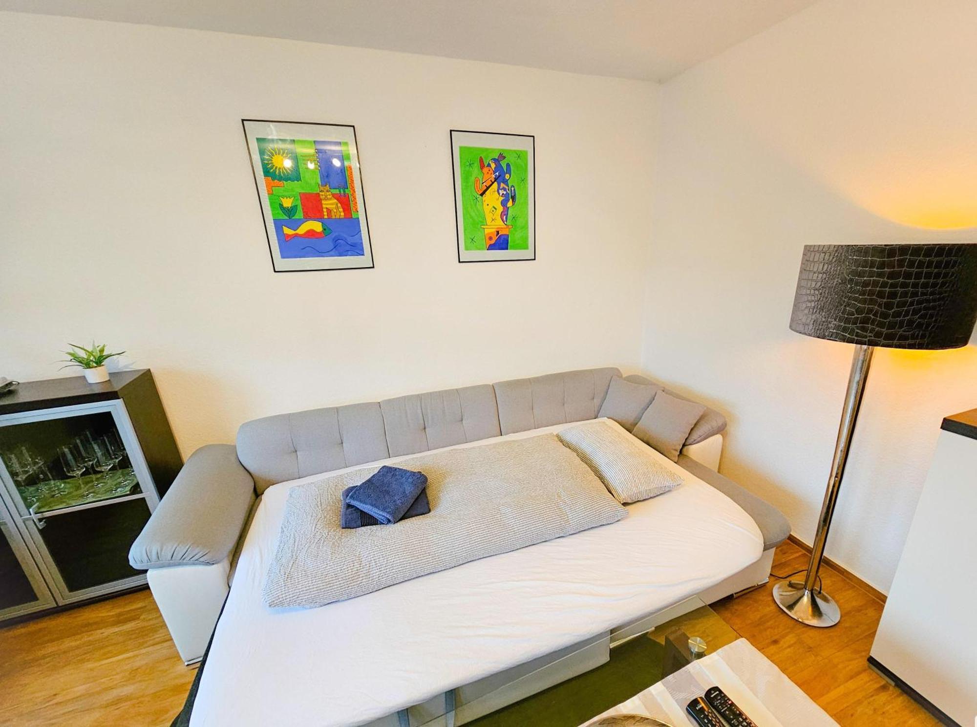 Ecocube Apartment2 Meppen14, Balkon, Kueche, Waschmaschine Ngoại thất bức ảnh