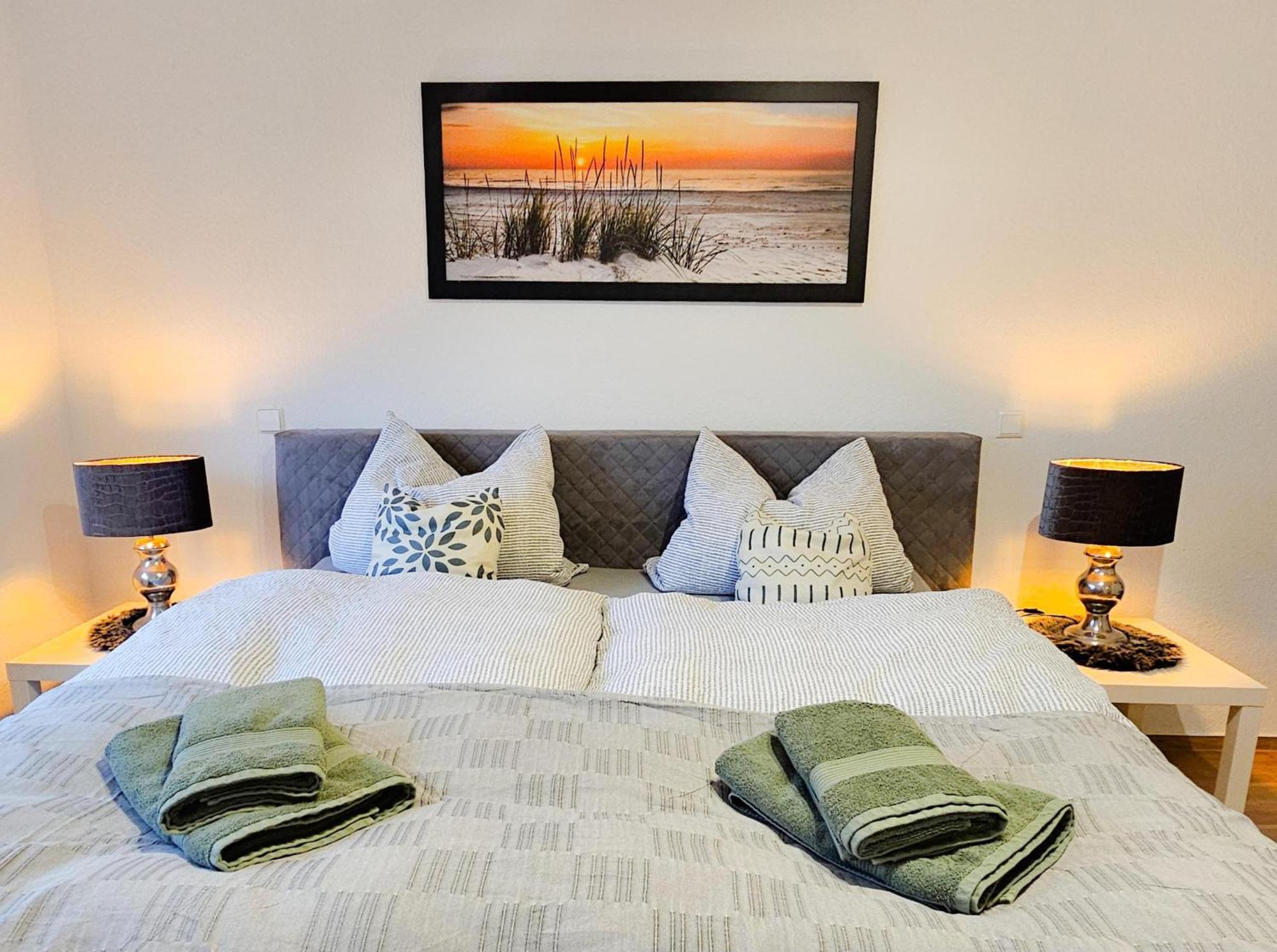 Ecocube Apartment2 Meppen14, Balkon, Kueche, Waschmaschine Ngoại thất bức ảnh