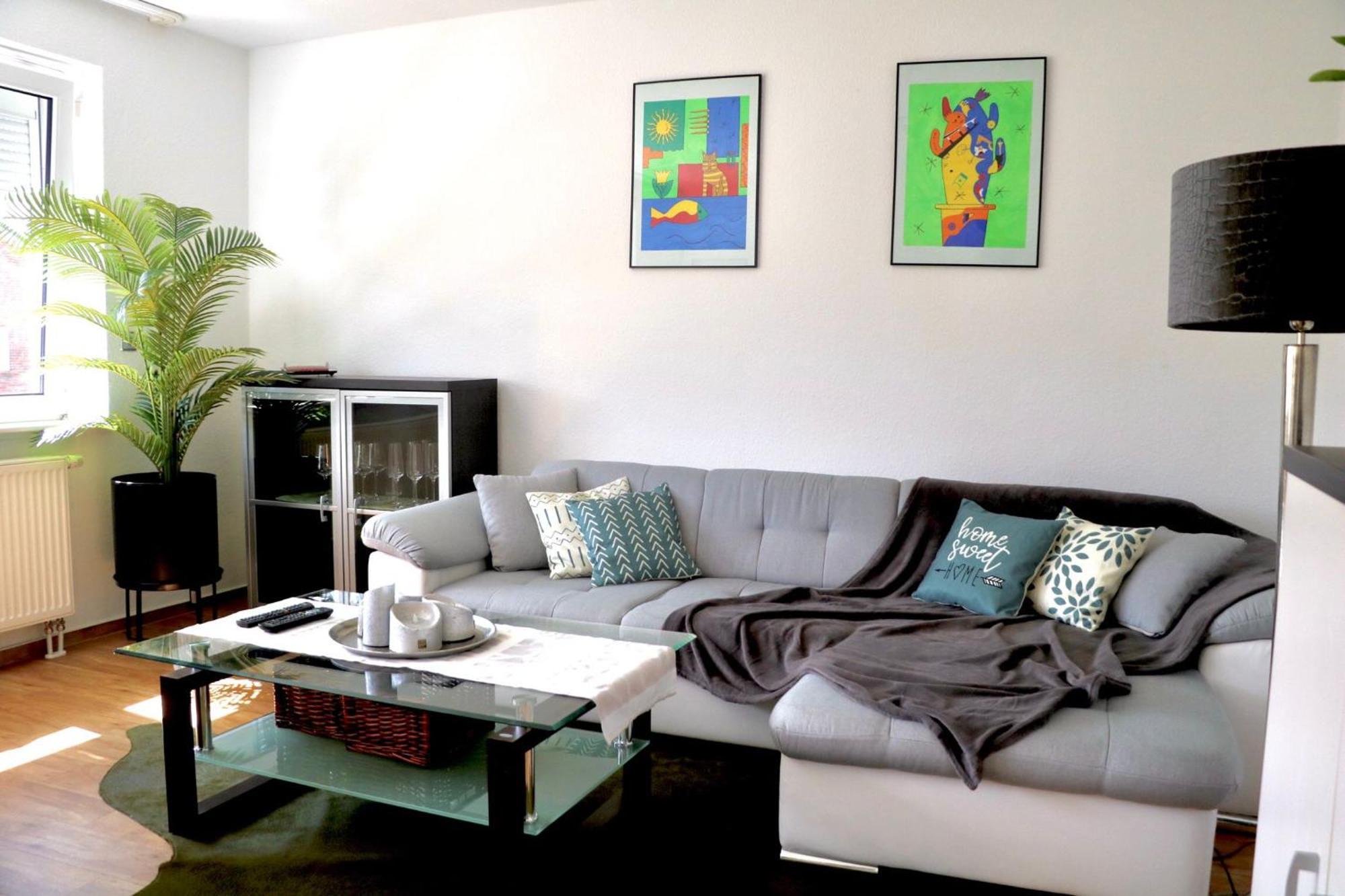 Ecocube Apartment2 Meppen14, Balkon, Kueche, Waschmaschine Ngoại thất bức ảnh